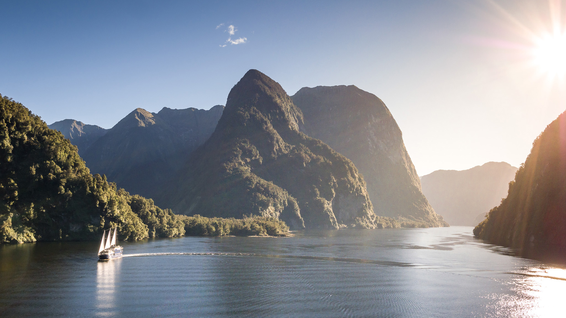 Doubtful Sound sunrise
