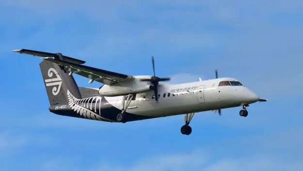 Air New Zealand propeller plane