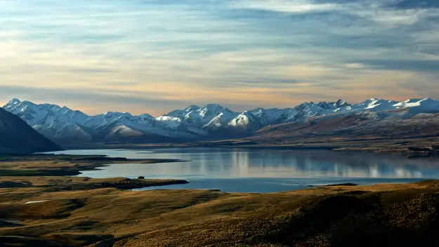The Southern Alps at sunset