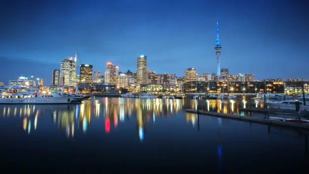 Auckland at dusk