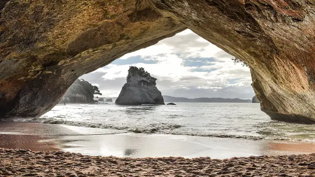 Cathedral Cove is an iconic location on the Coromandel Peninsula