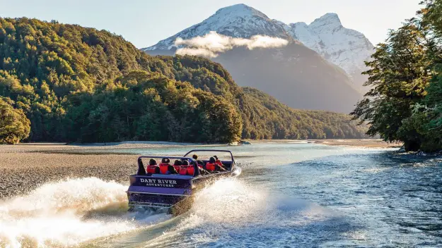 Dart River jet boating