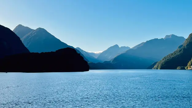 Shades of blue on Doubtful Sound