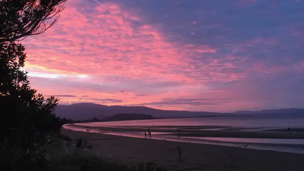 Sunset at Golden Bay