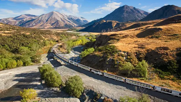 Christchurch to Greymouth TransAlpine train