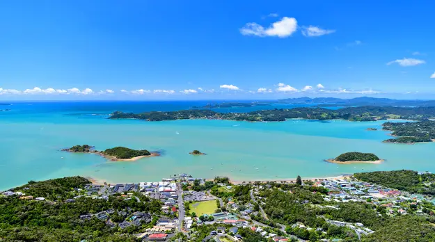 Paihia town and harbour