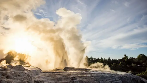 Rotorua geyser