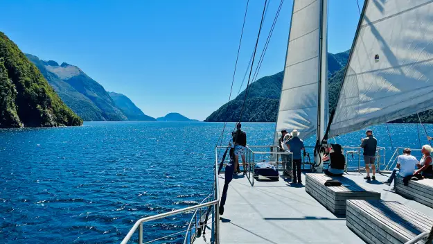 Setting the sail on Doubtful Sound