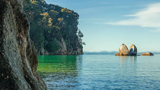 Split Apple Rock at Abel Tasman National Park