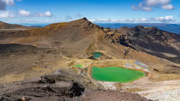 Tongariro Crossing is one of the 'Great Walks' in New Zealand